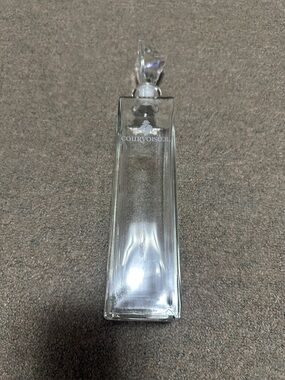 Courvoisier Cognac Tall Decanter 50cl Bottle & Stopper Logo Kefla Glass